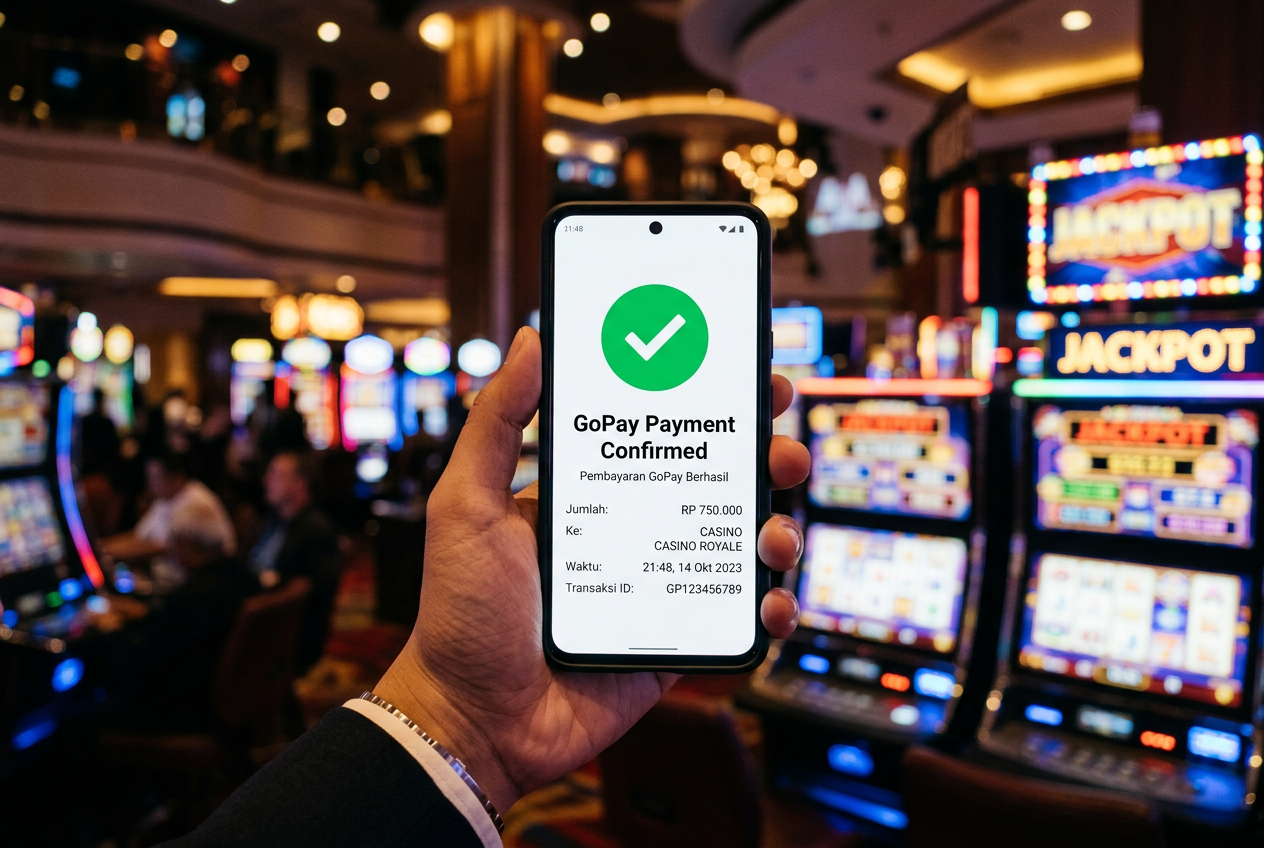 Digitální platební brána GoPay v mobilním rozhraní online kasina